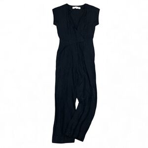 Christine Alcalay Linen Blend Jumpsuit
